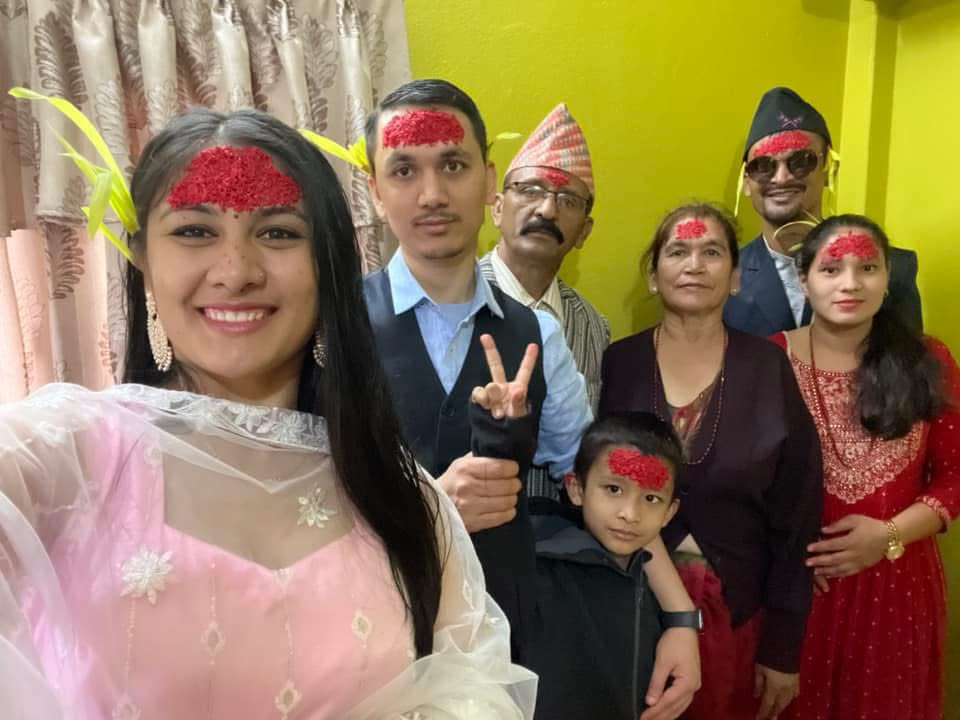 Dashain Festival with Family